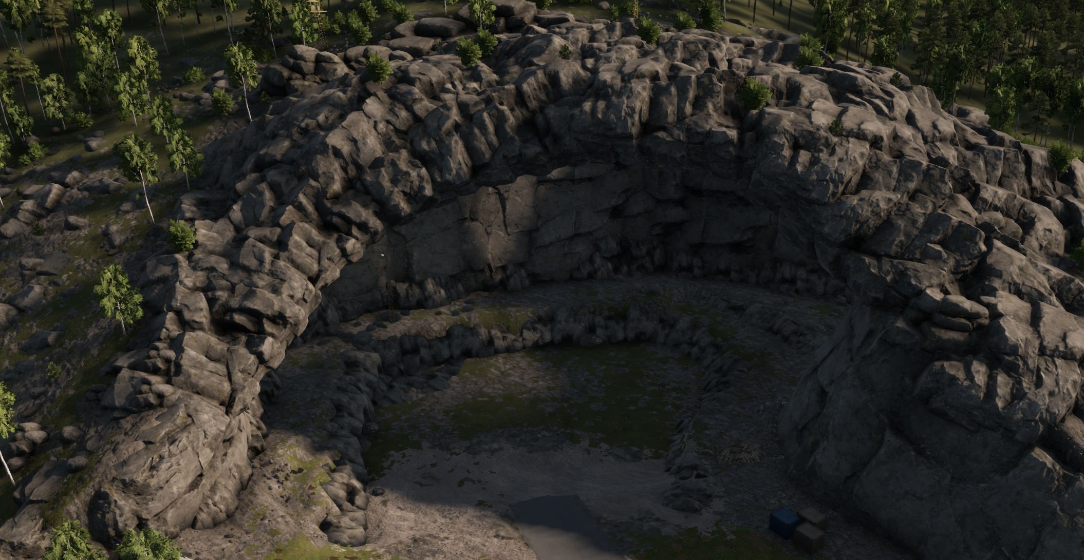 Diamond gather location