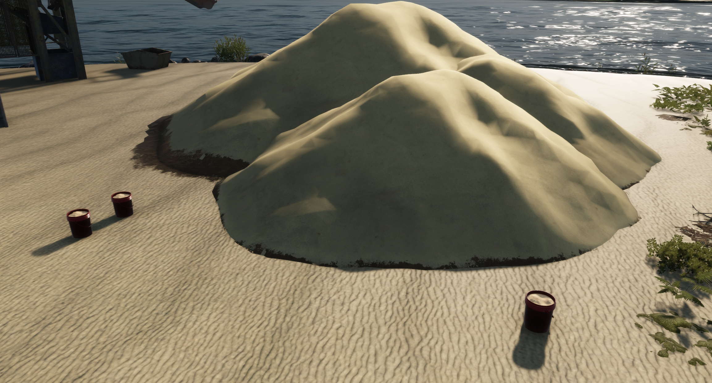 Sand gather location
